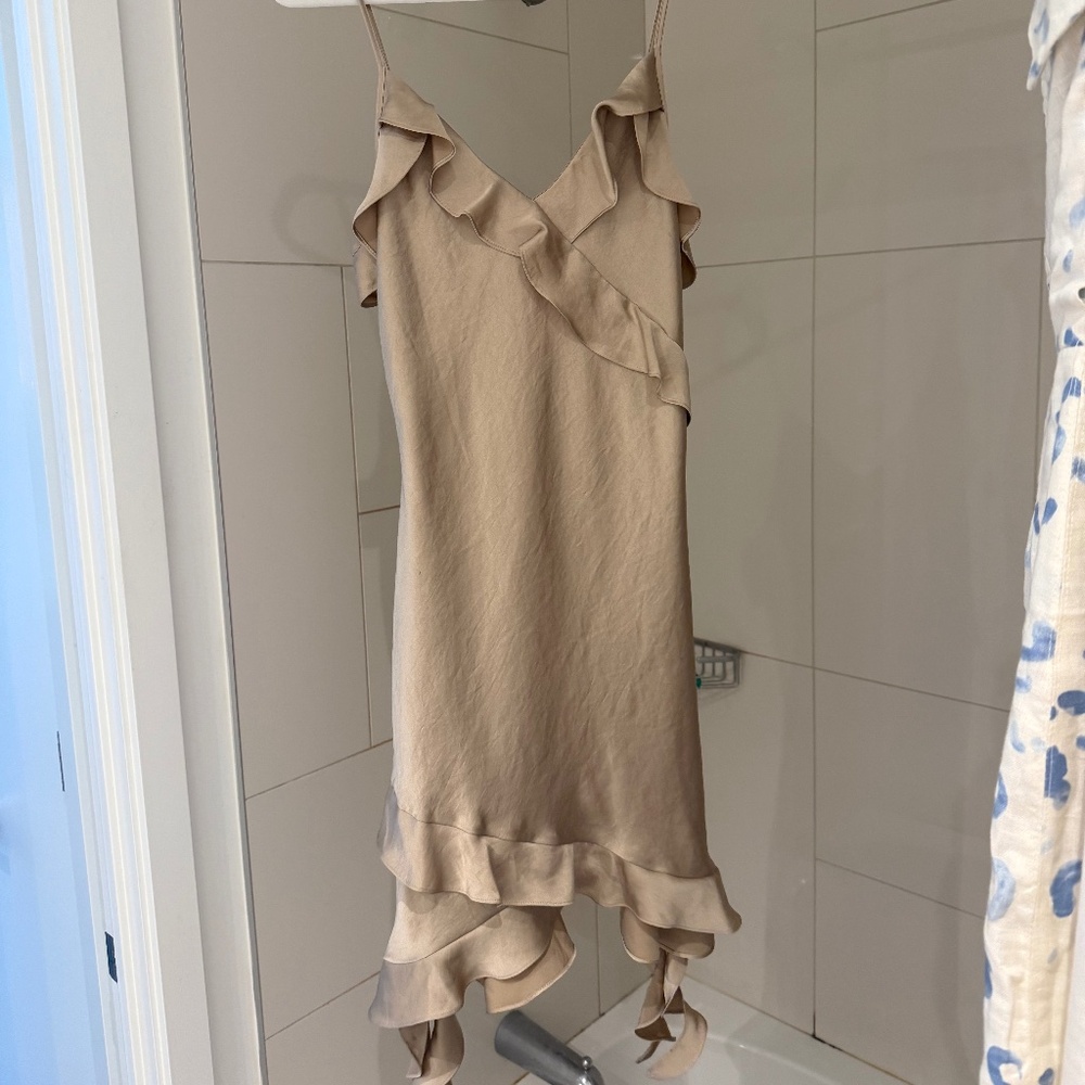 Aritzia ruffled dress